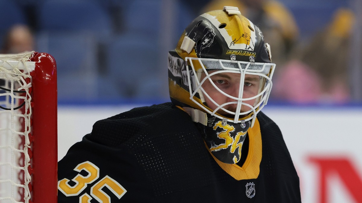 Boston Bruins Goaltender Linus Ullmark