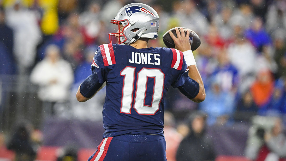 New England Patriots quarterback Mac Jones