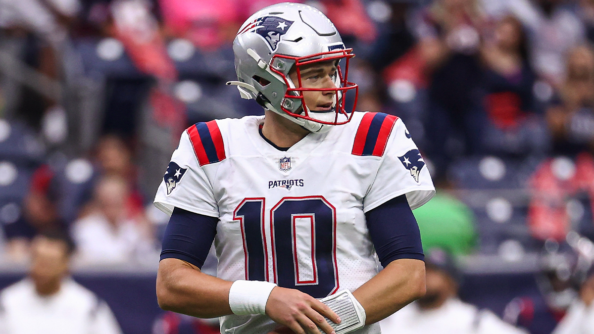 New England Patriots quarterback Mac Jones