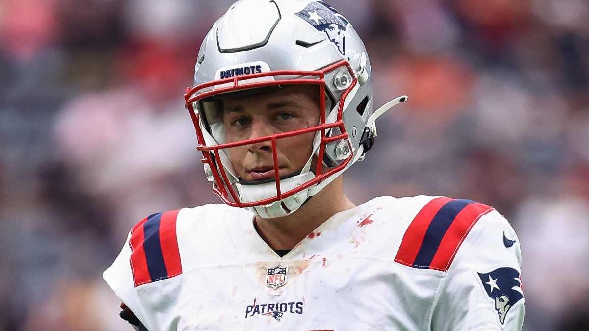 New England Patriots quarterback Mac Jones