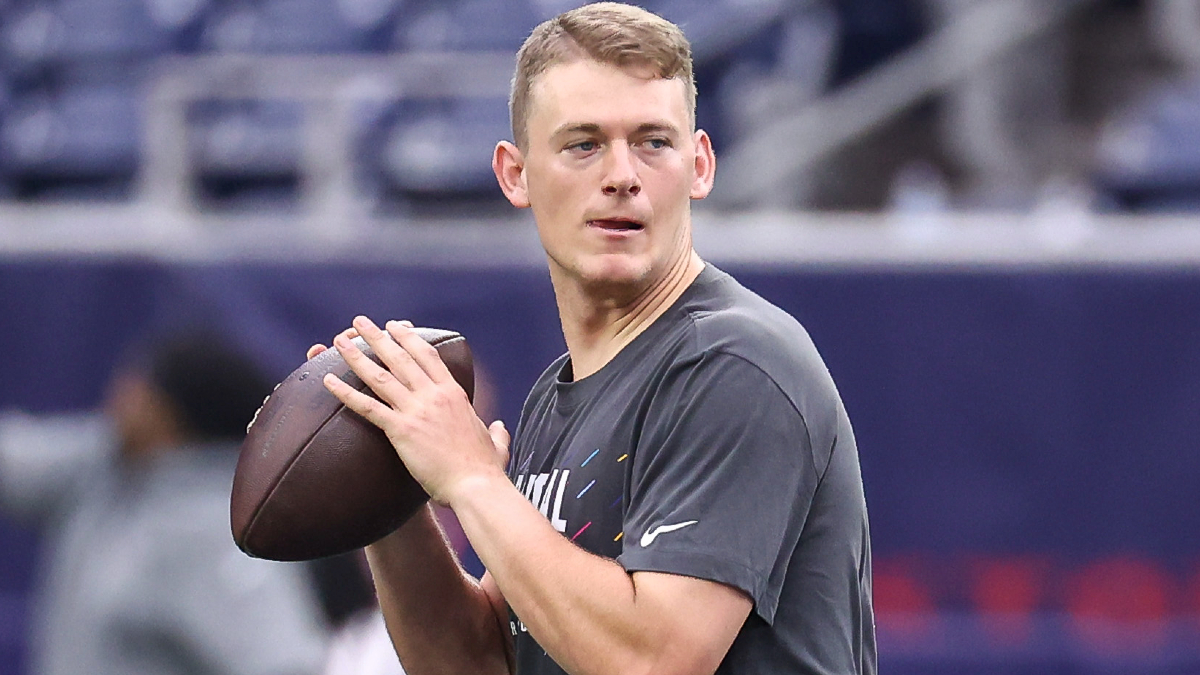 New England Patriots quarterback Mac Jones