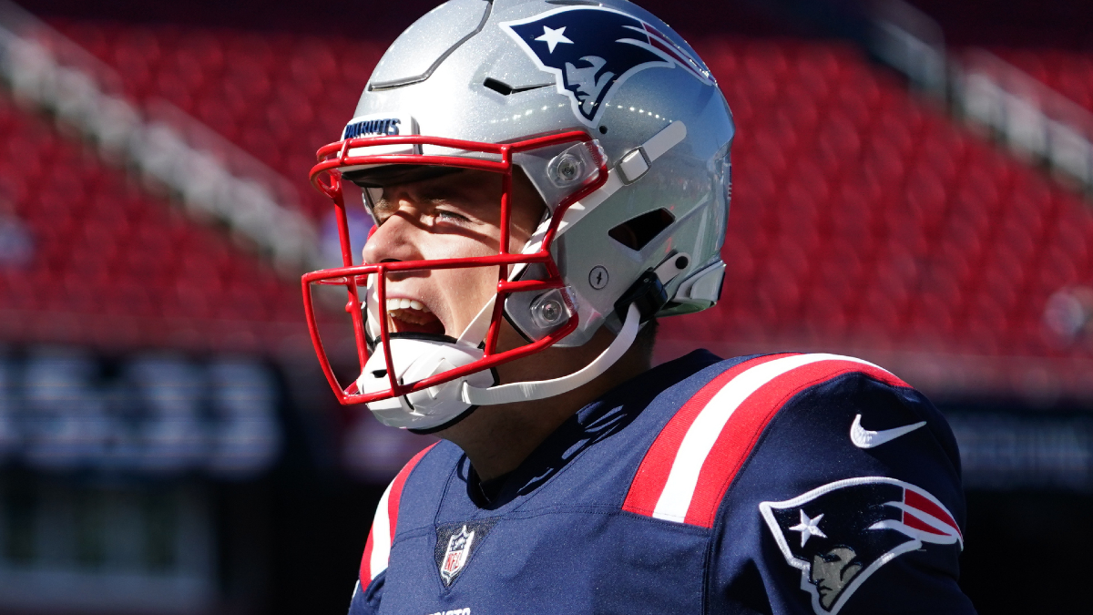 New England Patriots quarterback Mac Jones