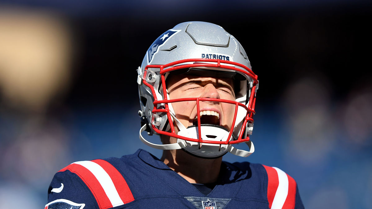 New England Patriots quarterback Mac Jones