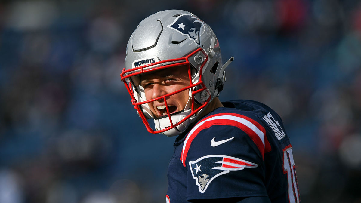 New England Patriots quarterback Mac Jones