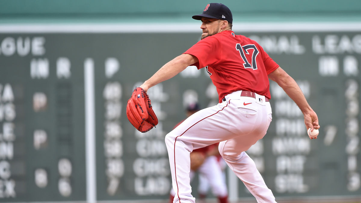 Boston Red Sox pitcher Nathan Eovaldi