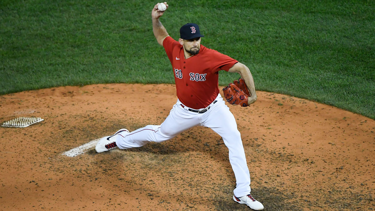 Boston Red Sox pitcher Nathan Eovaldi