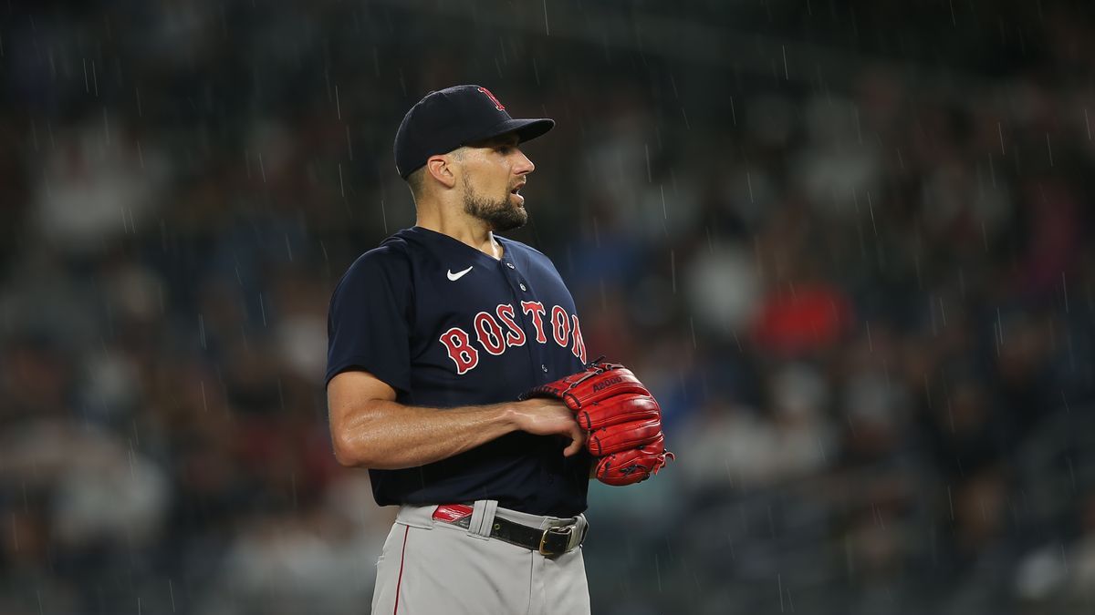 Boston Red Sox starting pitcher Nathan Eovaldi
