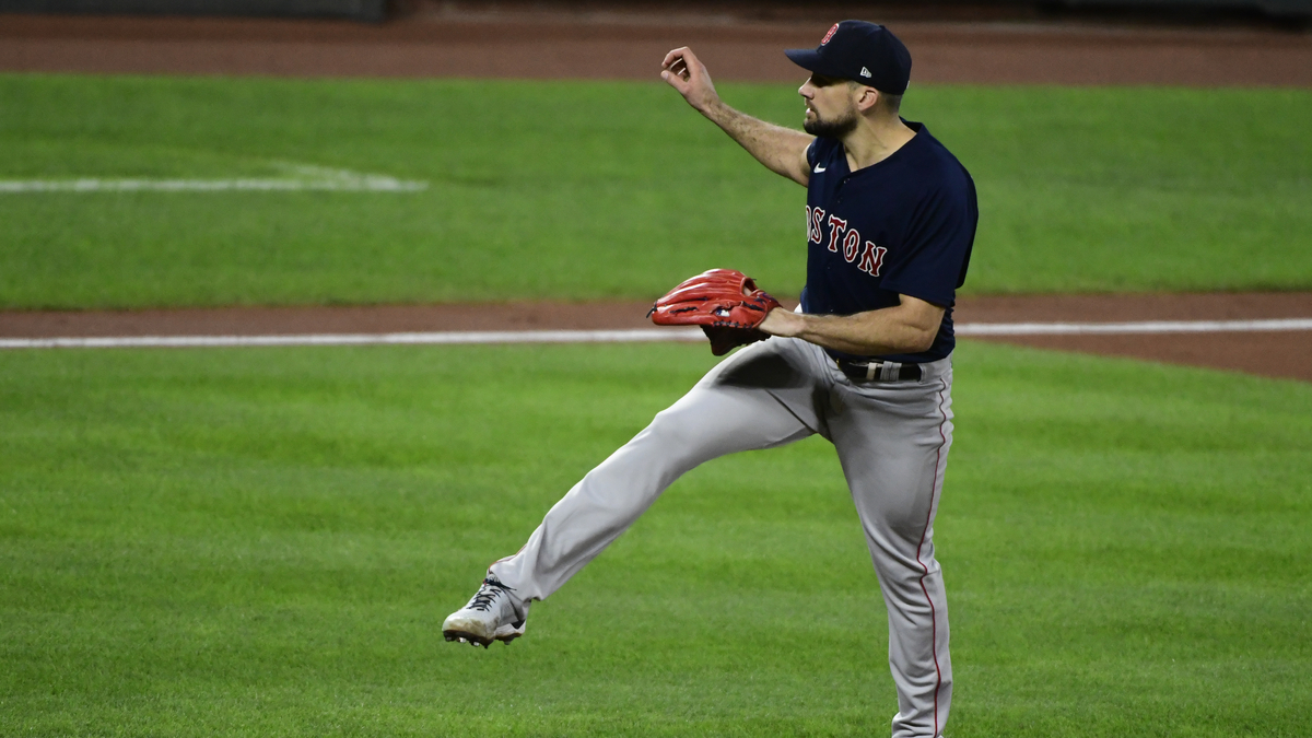 Boston Red Sox pitcher Nathan Eovaldi