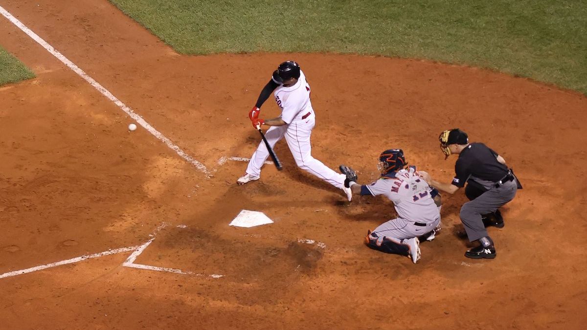 Boston Red Sox third baseman Rafael Devers