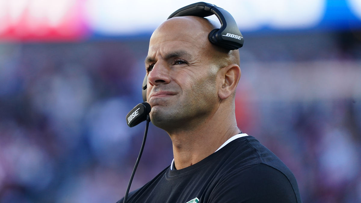 New York Jets head coach Robert Saleh