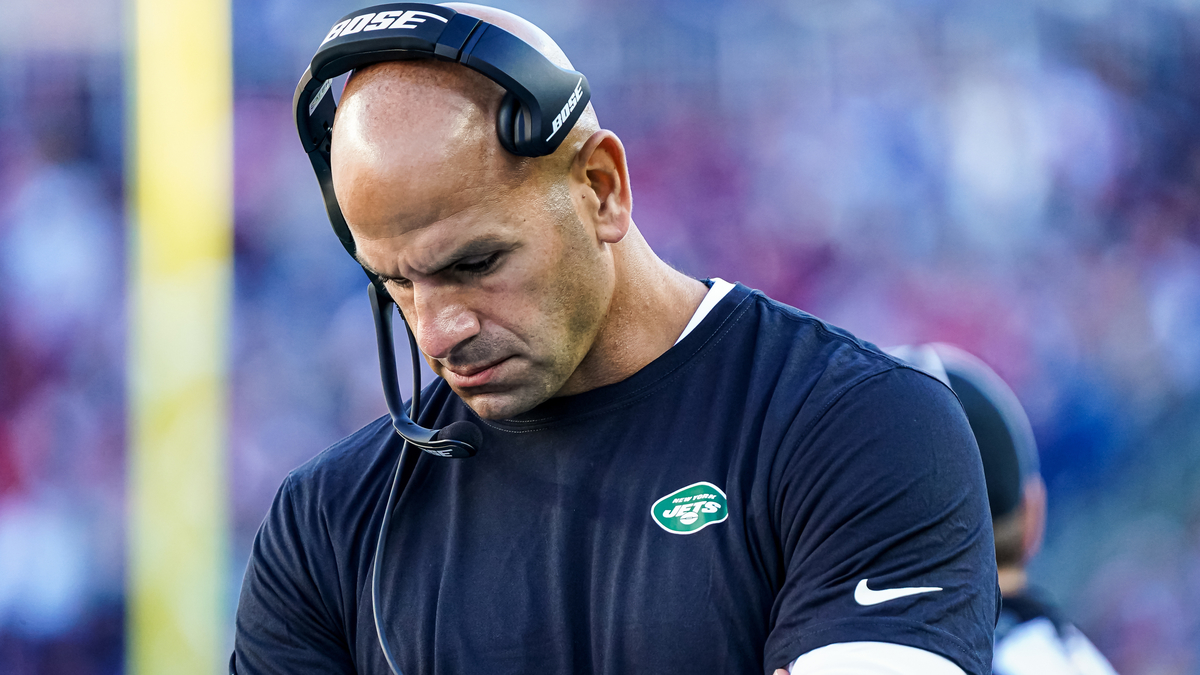 New York Jets head coach Robert Saleh