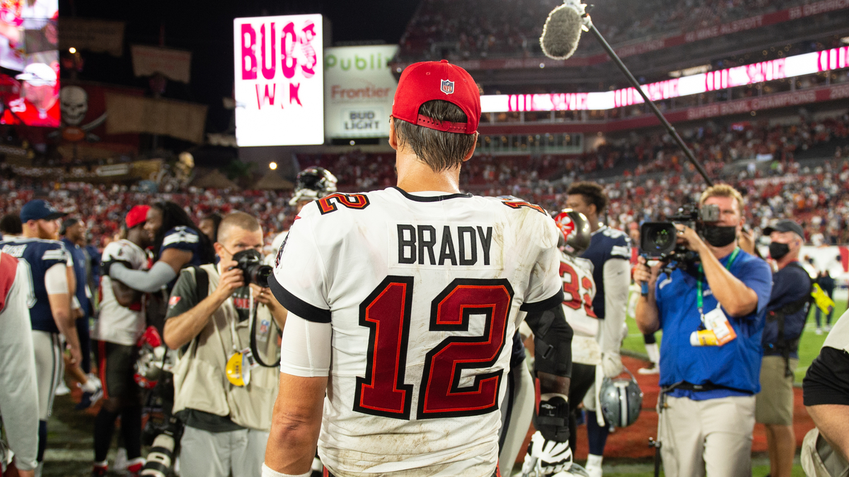 Tampa Bay Buccaneers quarterback Tom Brady
