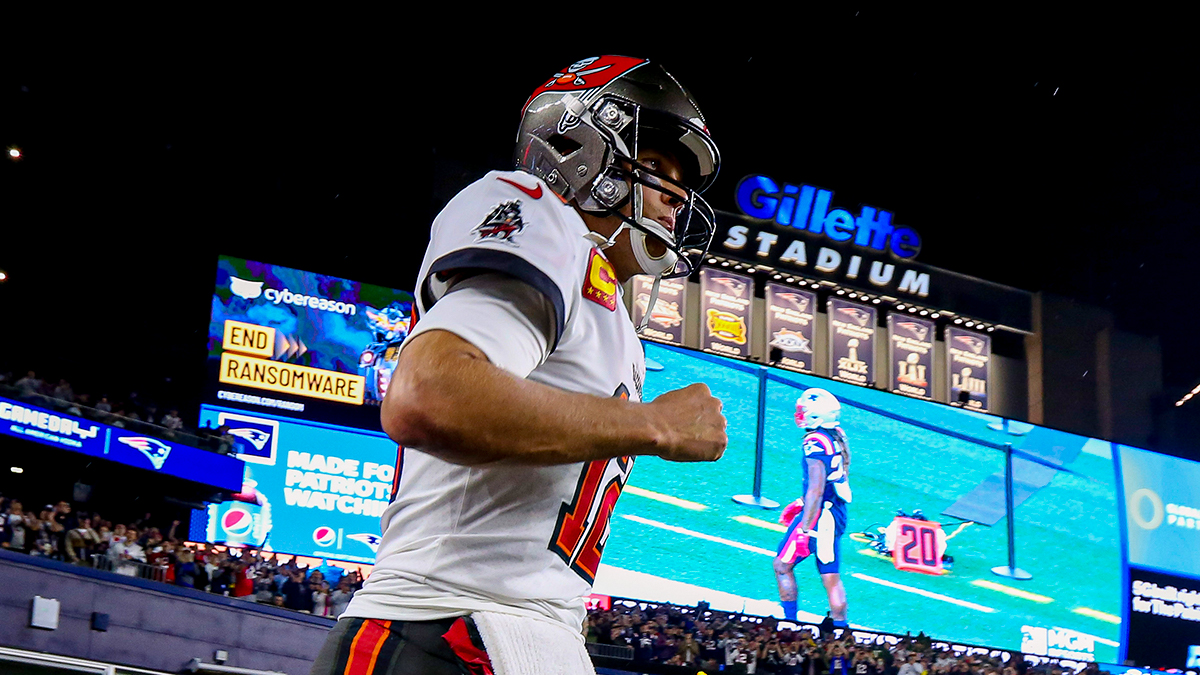 Tampa Bay Buccaneers quarterback Tom Brady