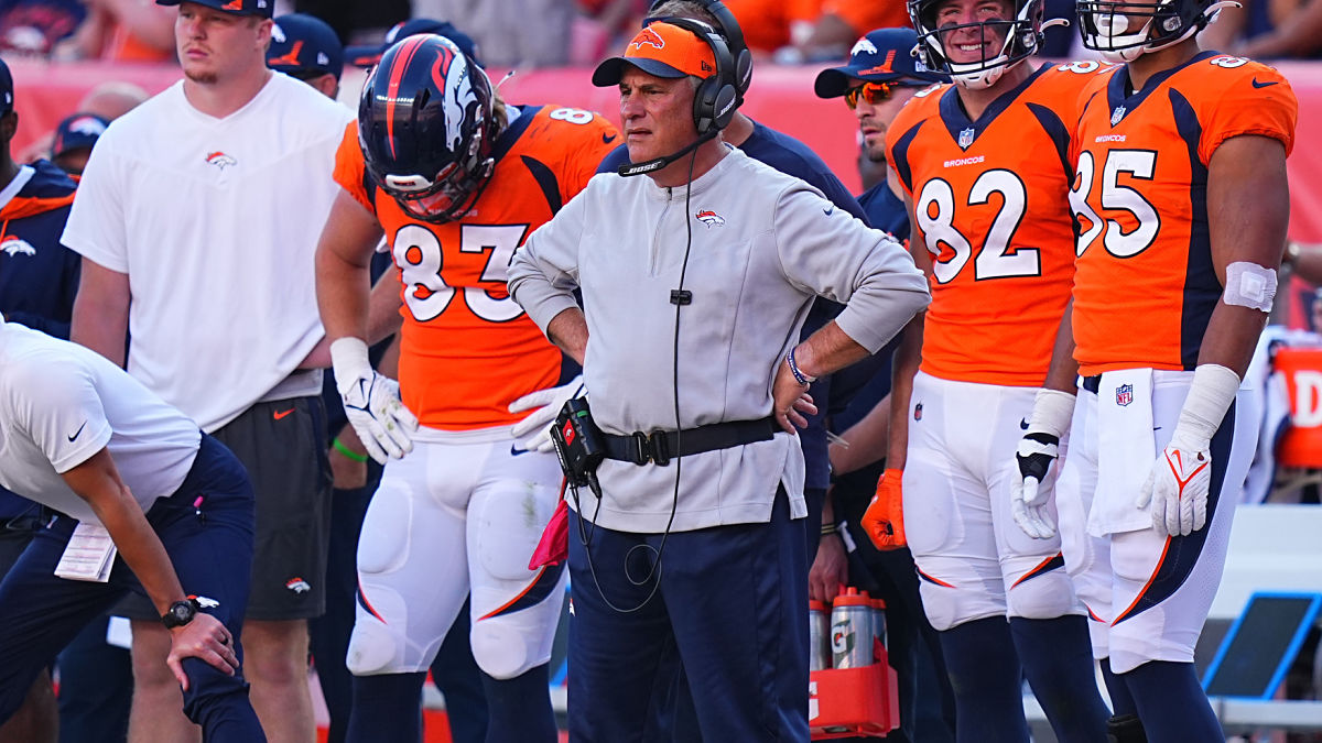 Denver Broncos coach Vic Fangio