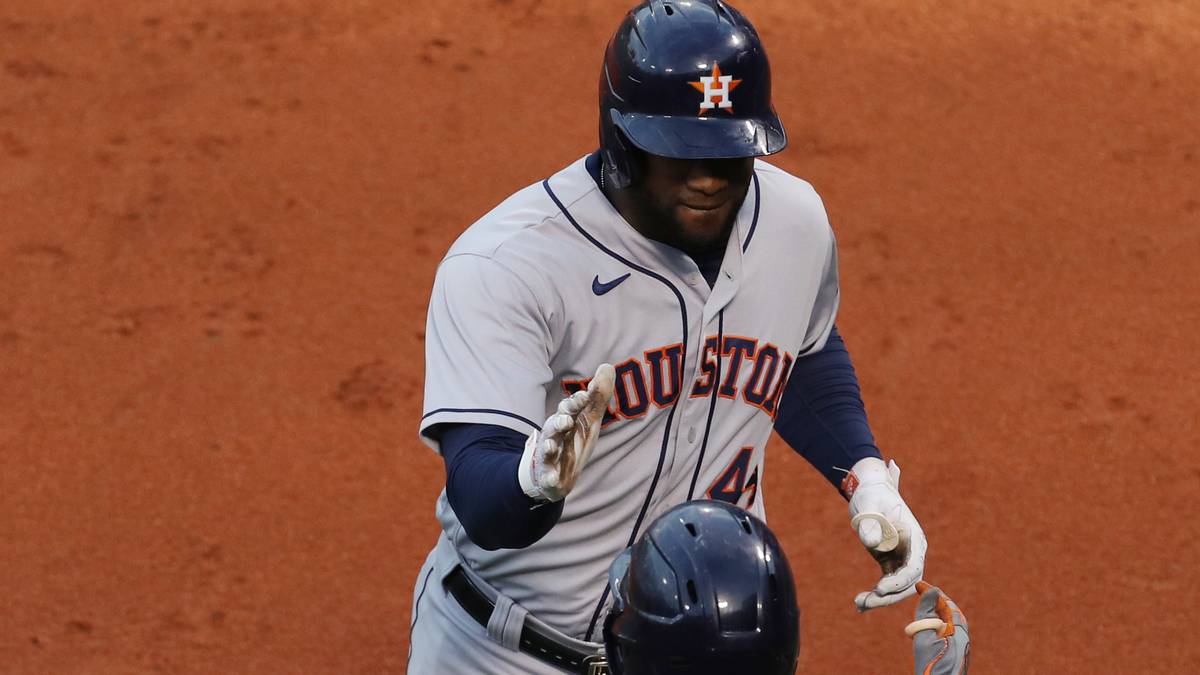 Houston Astros designated hitter Yordan Alvarez