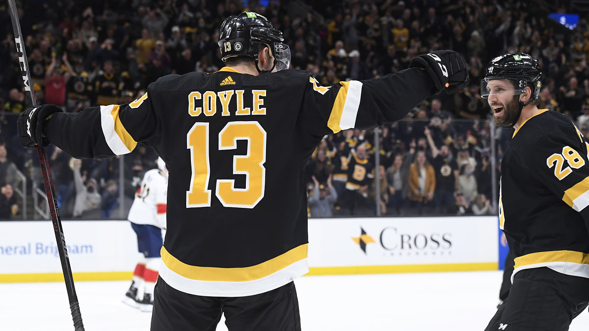 Boston Bruins center Charlie Coyle