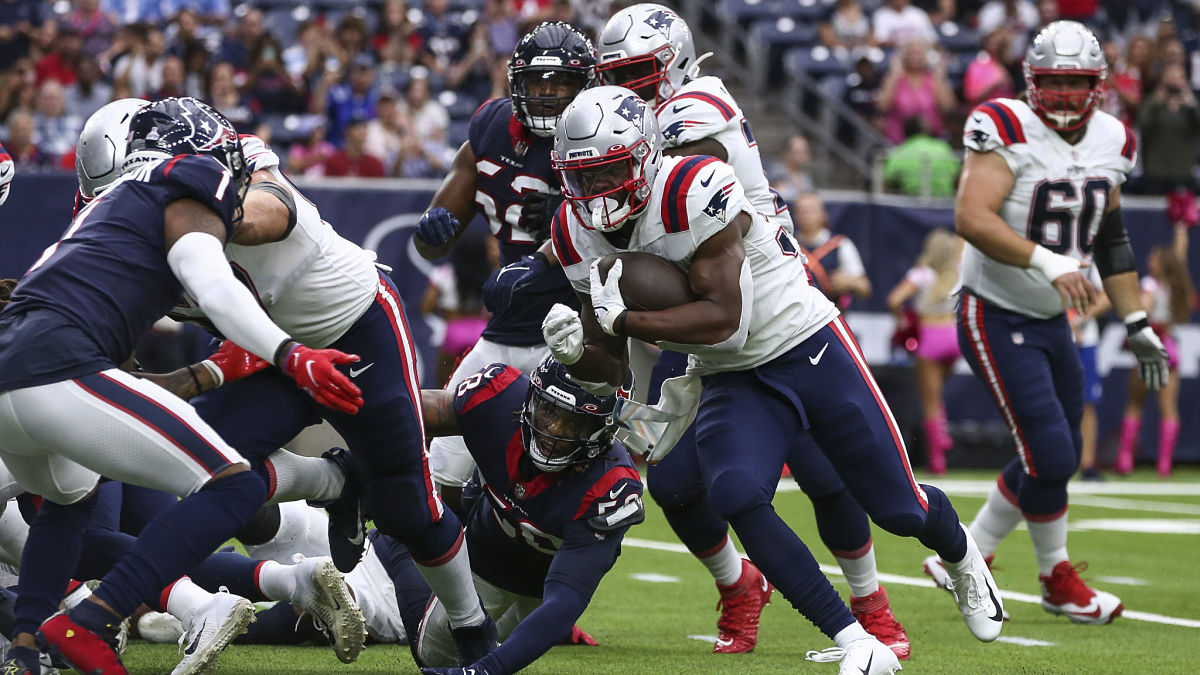 New England Patriots running back Damien Harris