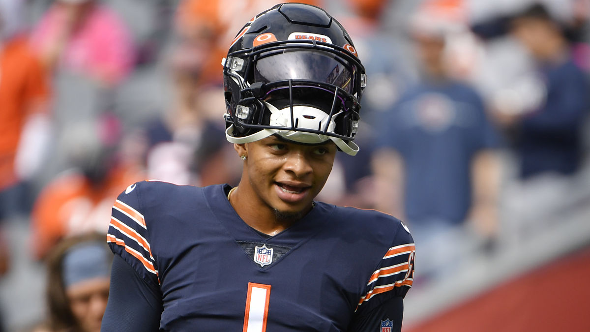 Chicago Bears quarterback Justin Fields