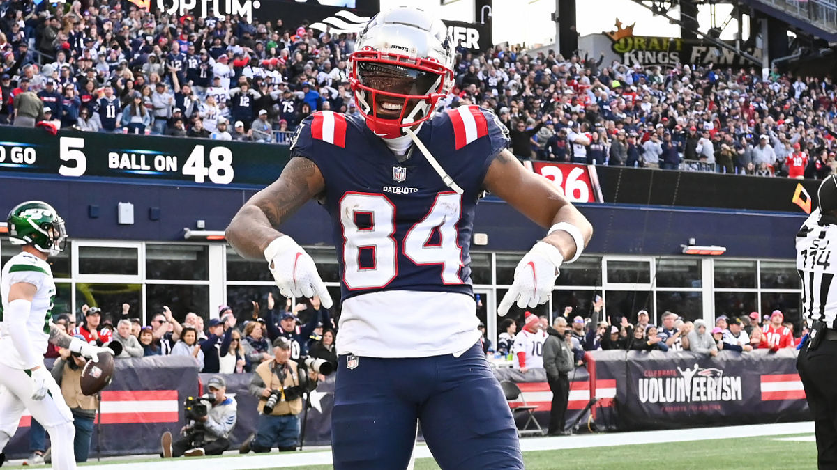 New England Patriots receiver Kendrick Bourne