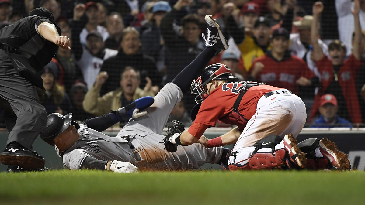 Boston Red Sox catcher Kevin Plawecki