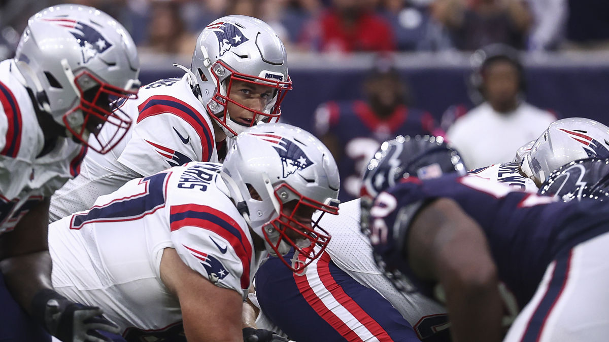 New England Patriots quarterback Mac Jones