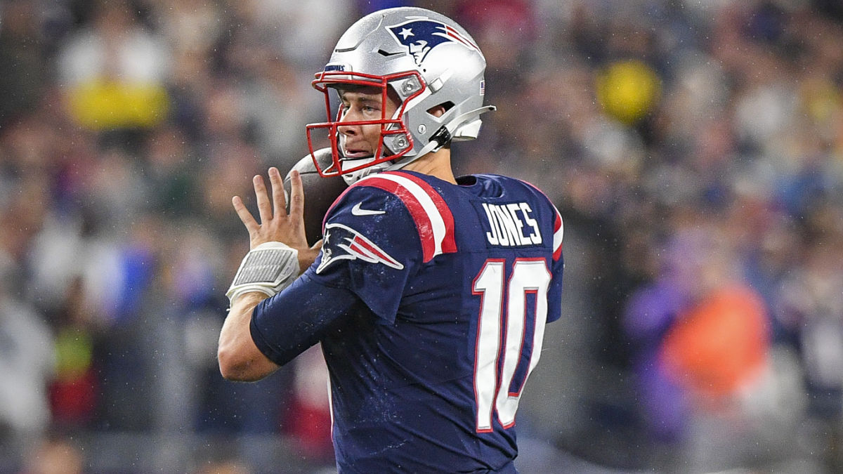 New England Patriots quarterback Mac Jones