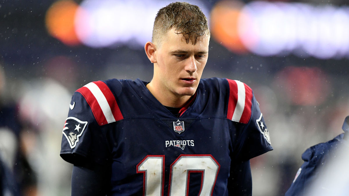 New England Patriots quarterback Mac Jones