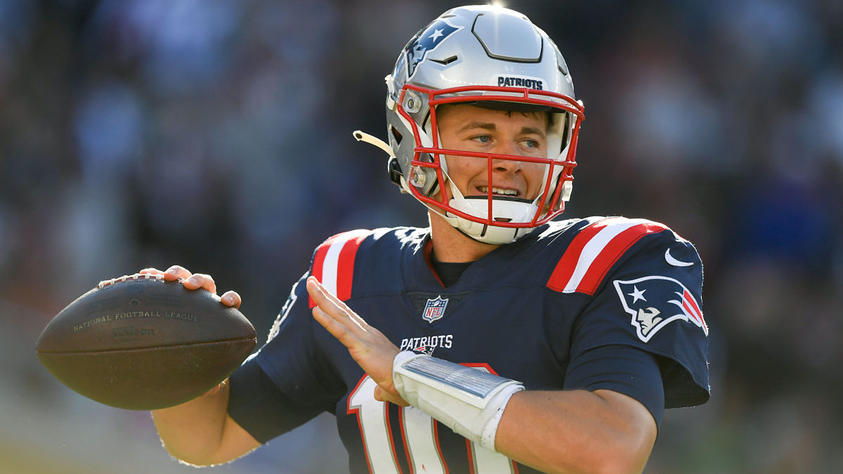 New England Patriots quarterback Mac Jones