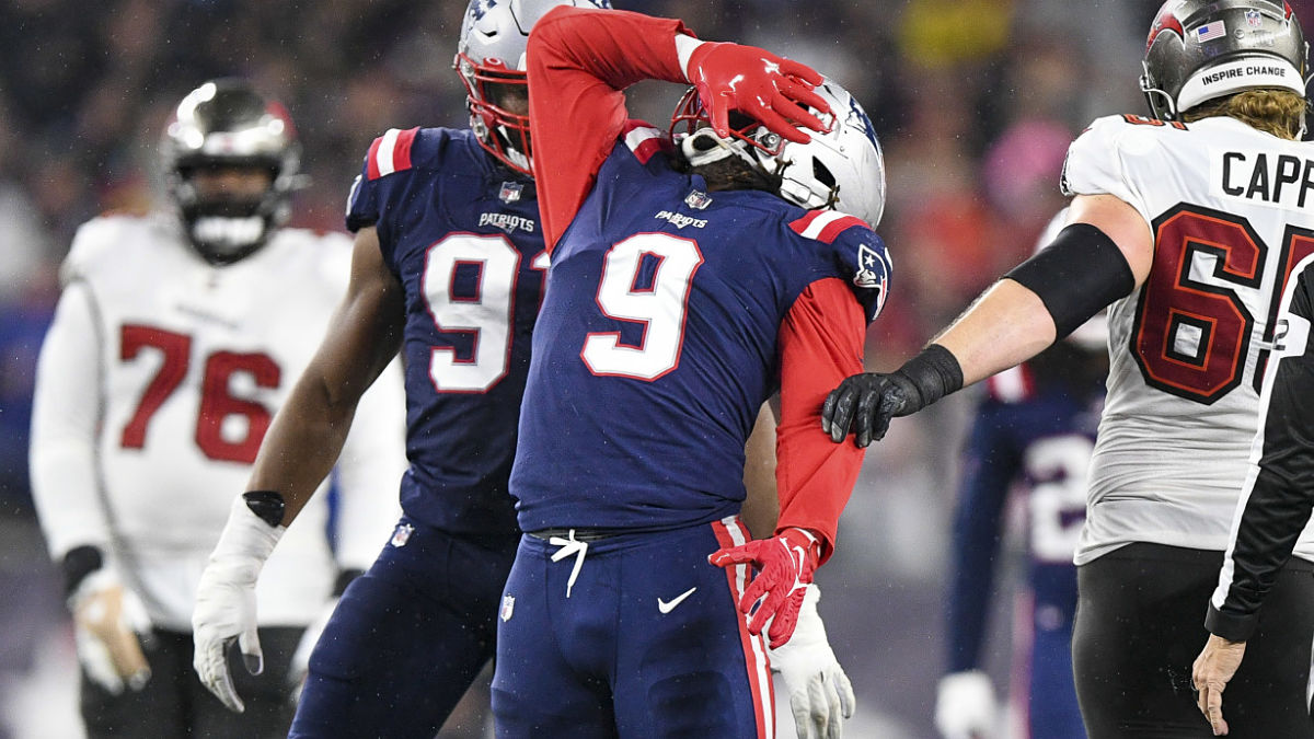 New England Patriots linebacker Matt Judon