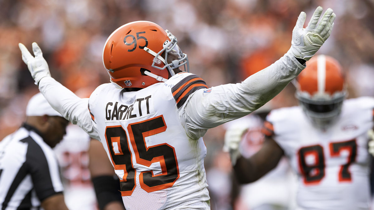 Cleveland Browns defensive end Myles Garrett