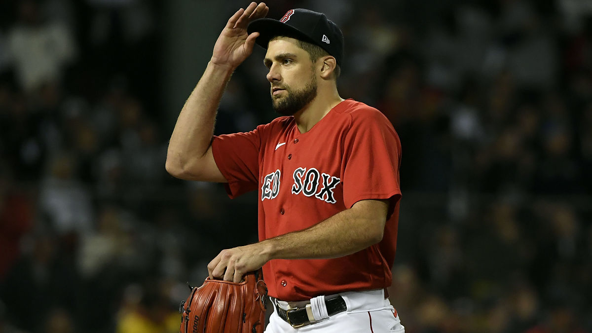 Boston Red Sox pitcher Nathan Eovaldi