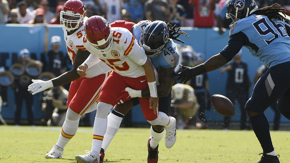 Kansas City Chiefs quarterback Patrick Mahomes