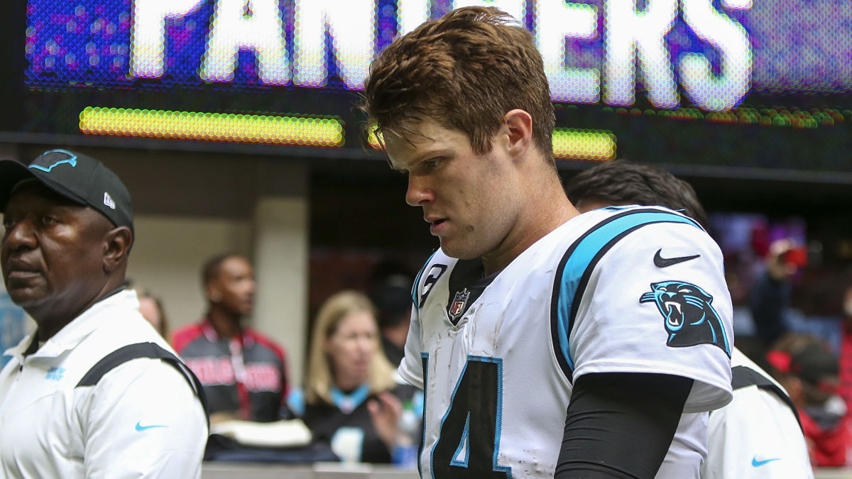 Carolina Panthers quarterback Sam Darnold