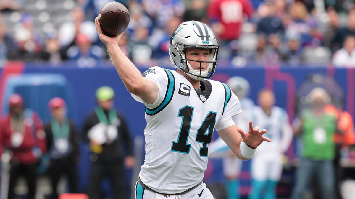 Carolina Panthers quarterback Sam Darnold
