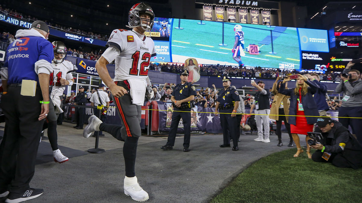 Tampa Bay Buccaneers quarterback Tom Brady
