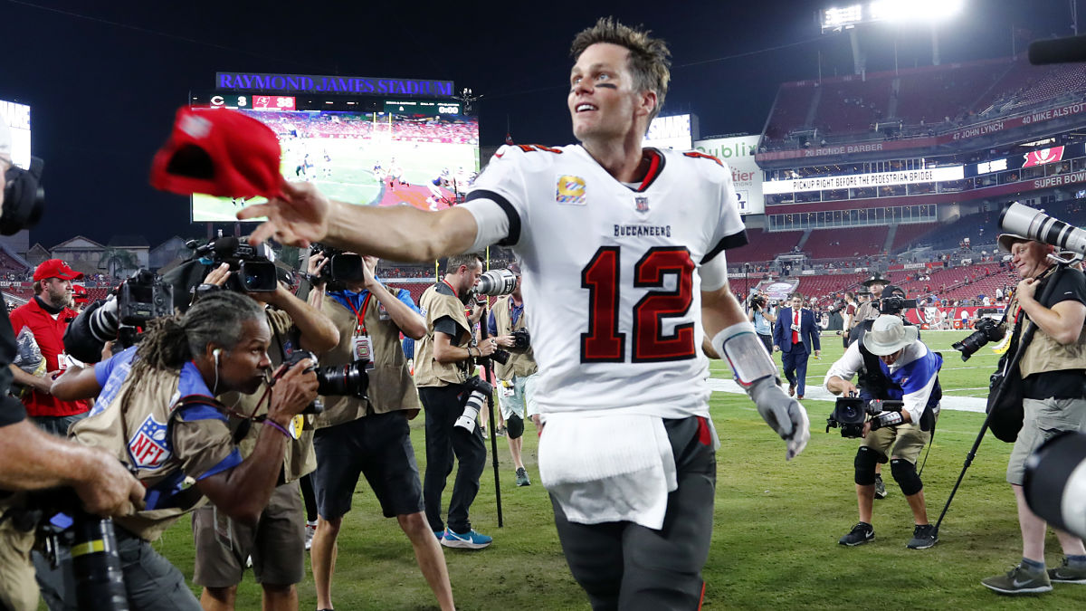 Tampa Bay Buccaneers quarterback Tom Brady
