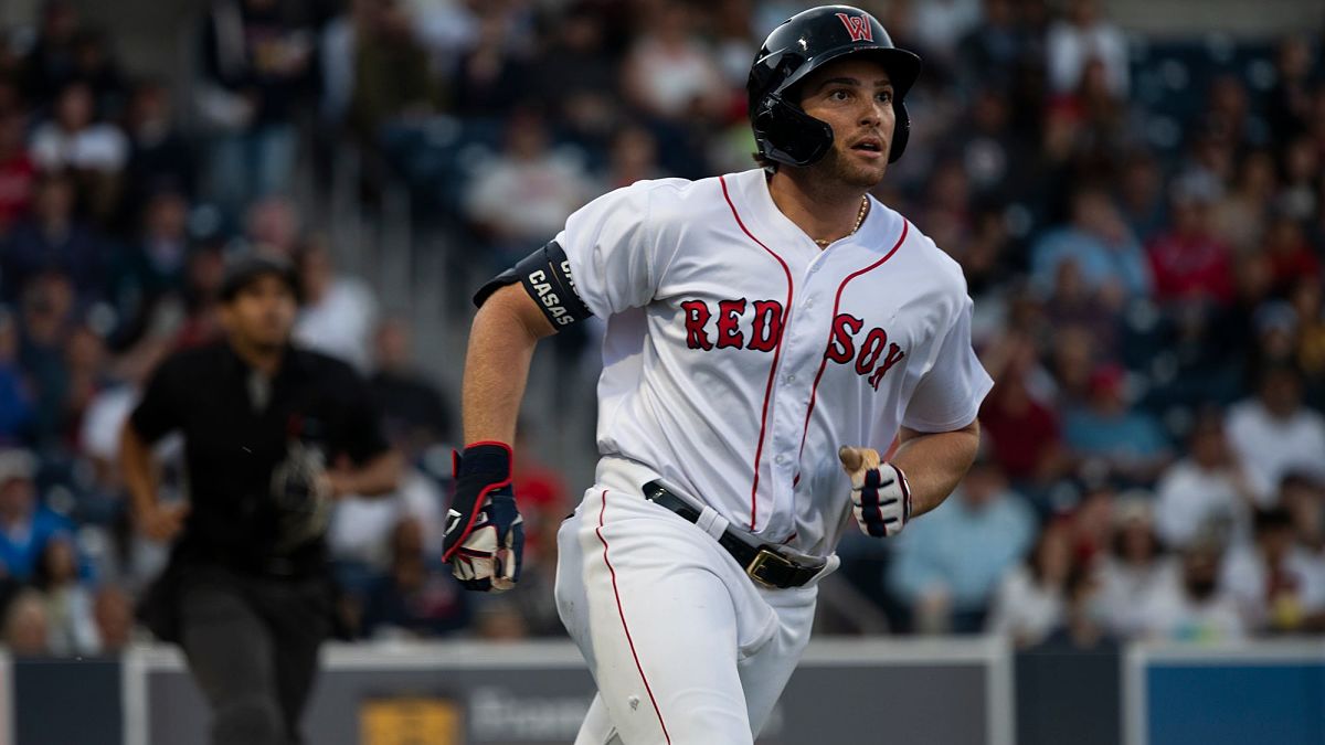 Worcester Red Sox first baseman Triston Casas