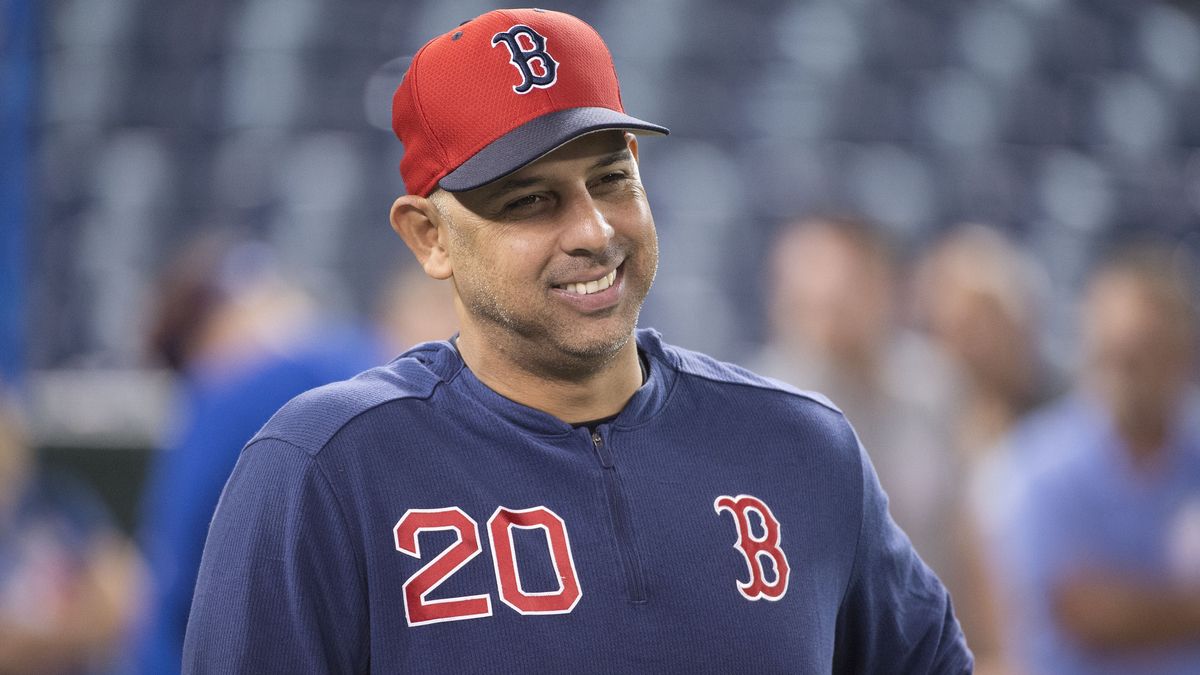 Boston Red Sox manager Alex Cora