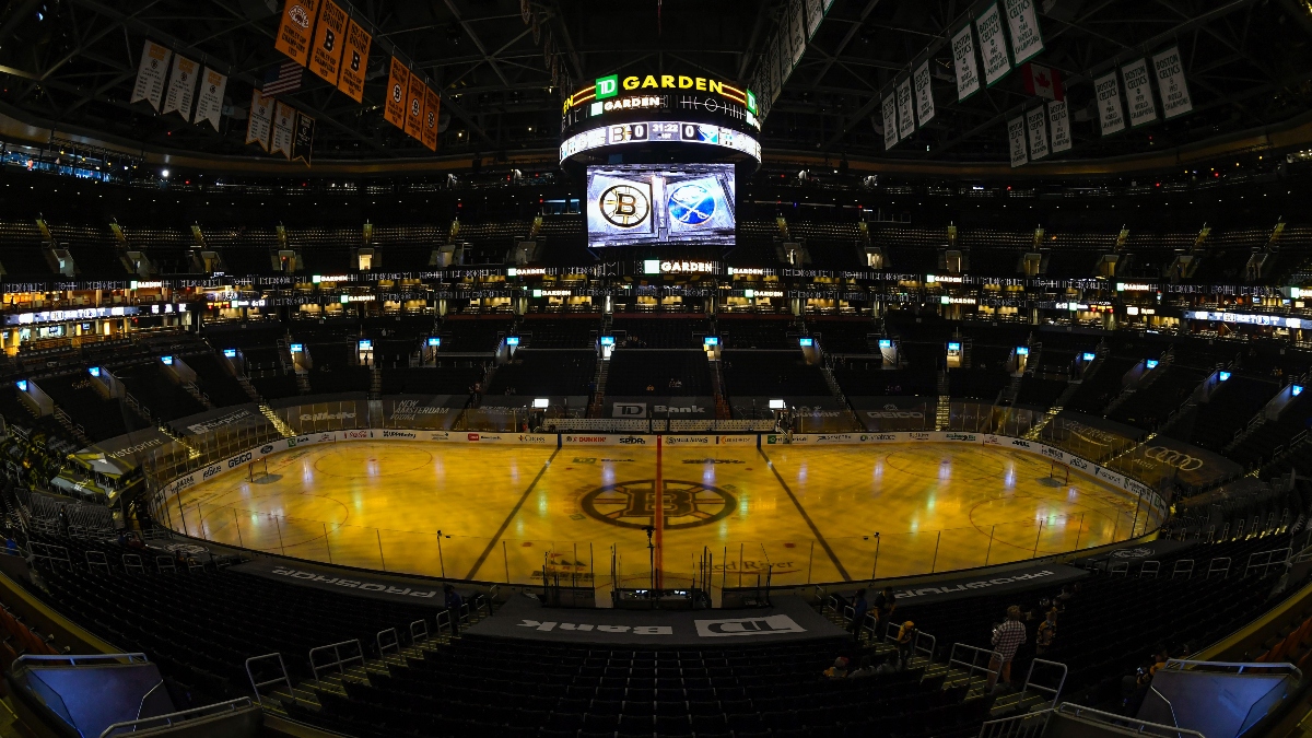 General view of TD Garden
