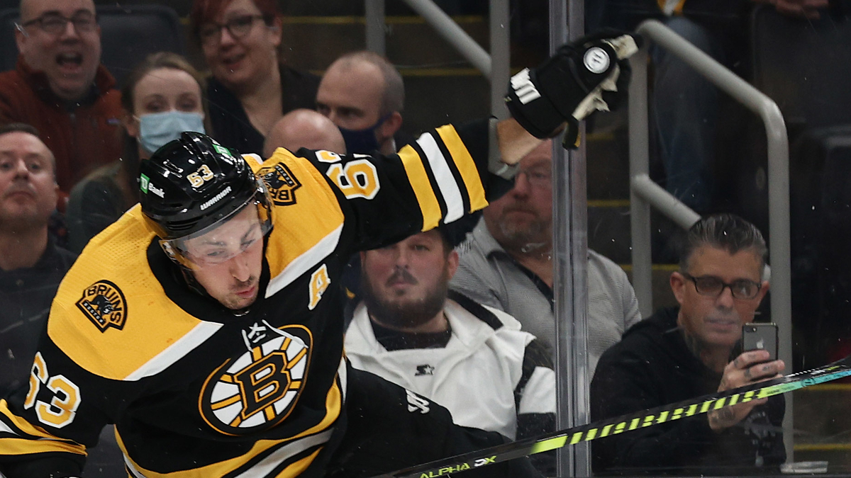 Boston Bruins winger Brad Marchand