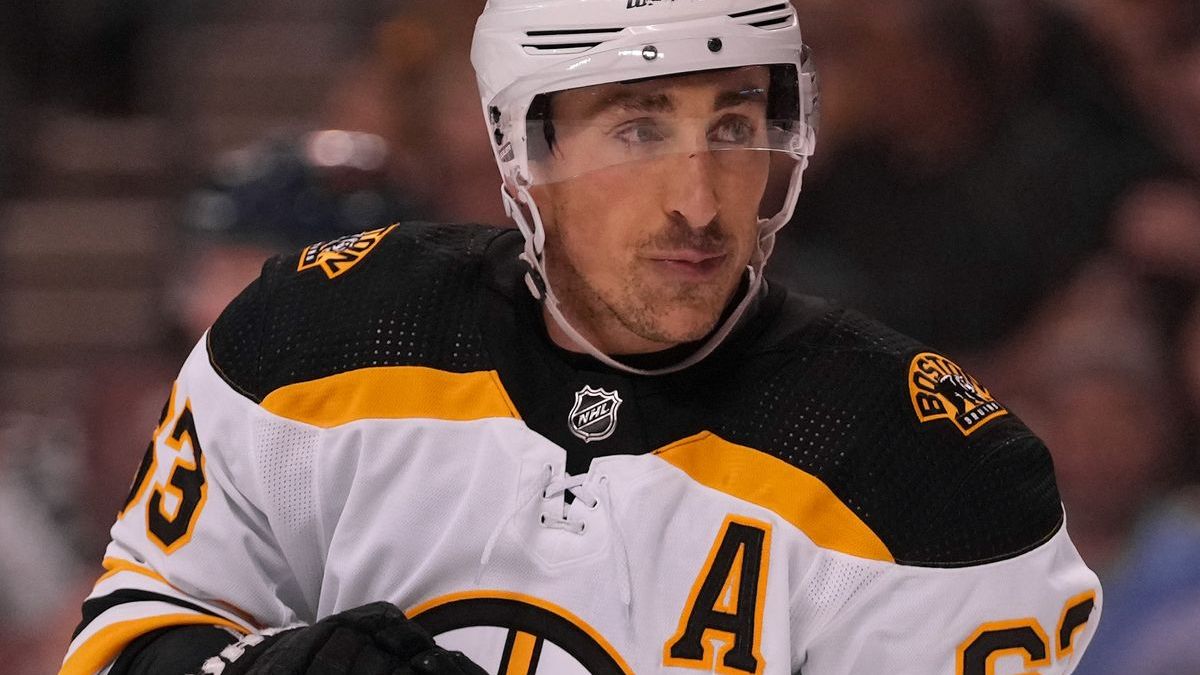 Boston Bruins left winger Brad Marchand