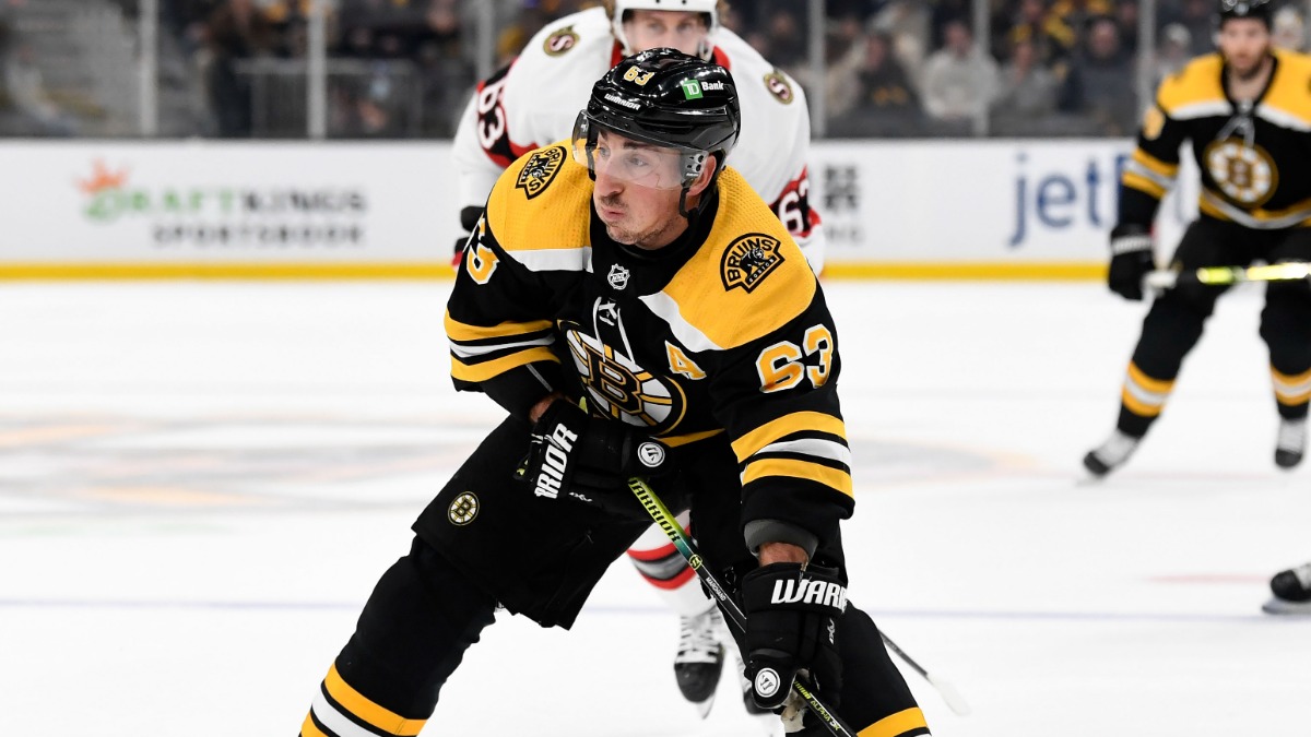 Boston Bruins left winger Brad Marchand