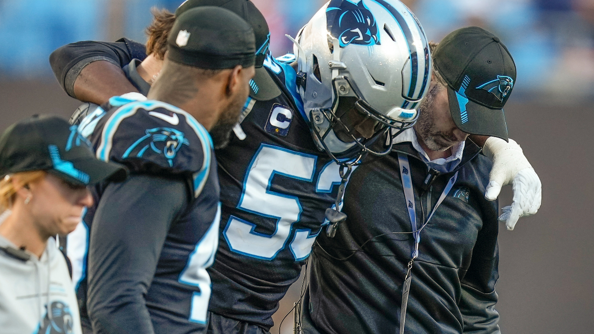 Carolina Panthers defensive end Brian Burns