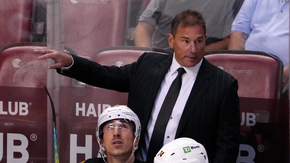 Boston Bruins head coach Bruce Cassidy