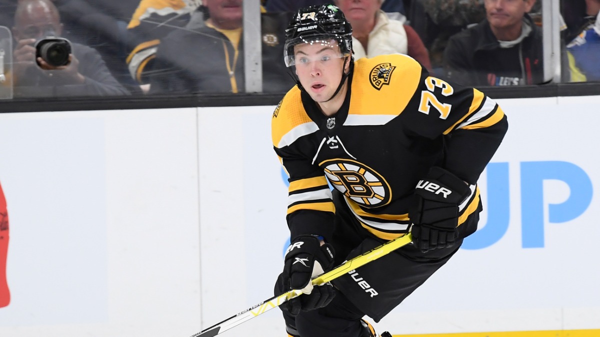 Boston Bruins defenseman Charlie McAvoy