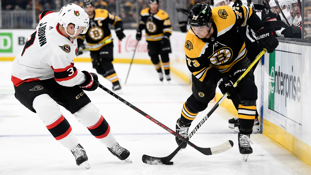 Boston Bruins defenseman Charlie McAvoy