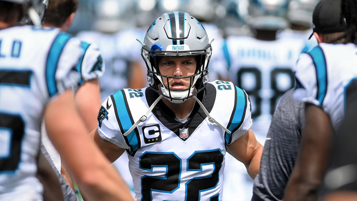 Carolina Panthers running back Christian McCaffrey