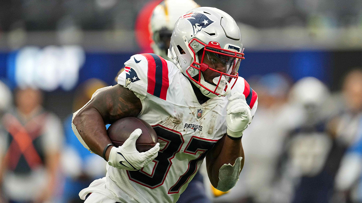 New England Patriots running back Damien Harris