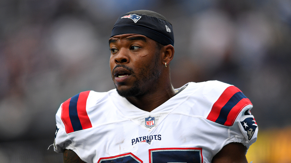 New England Patriots running back Damien Harris