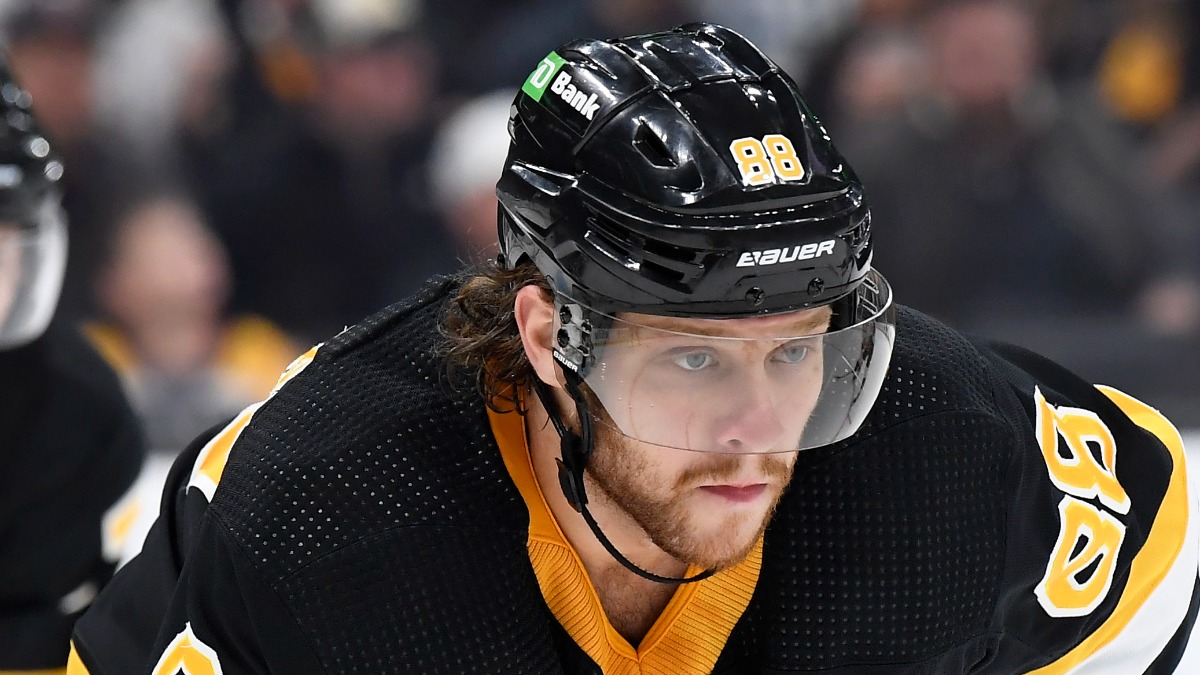 Boston Bruins left winger David Pastrnak